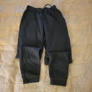 Mens Adidas Black Track Pants Sweat Pants XS Elastic Waist